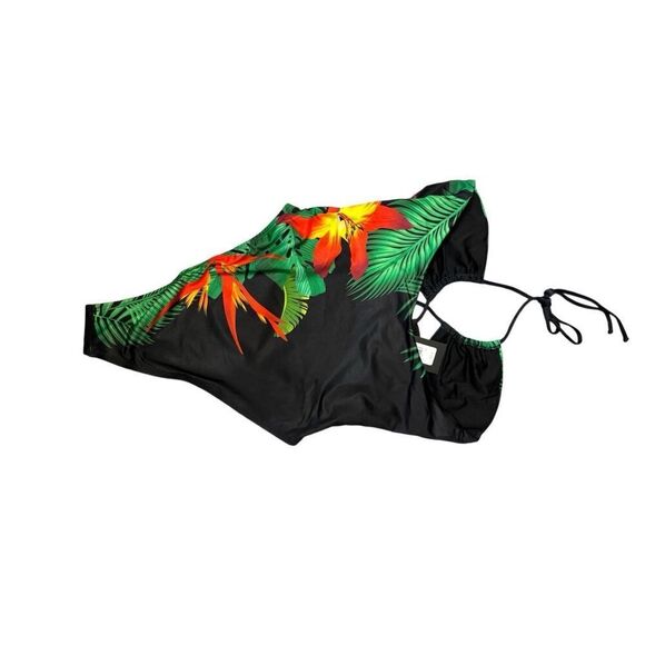 Brand New Fredericks of Hollywood Women’s M Jungle Print One Piece Bathing Suit - Picture 8 of 12